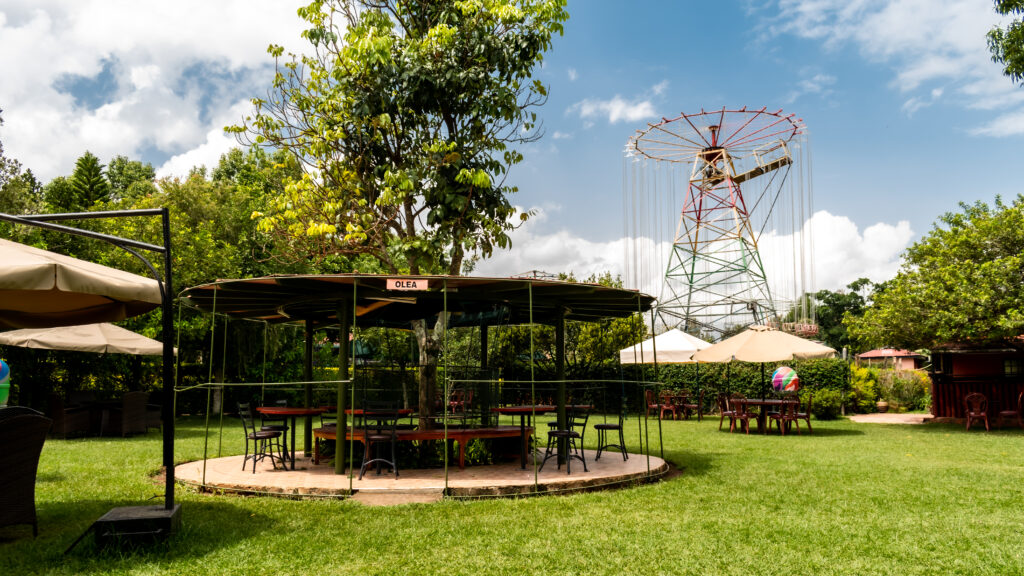a picture of a merry go round at poa place children amusement park