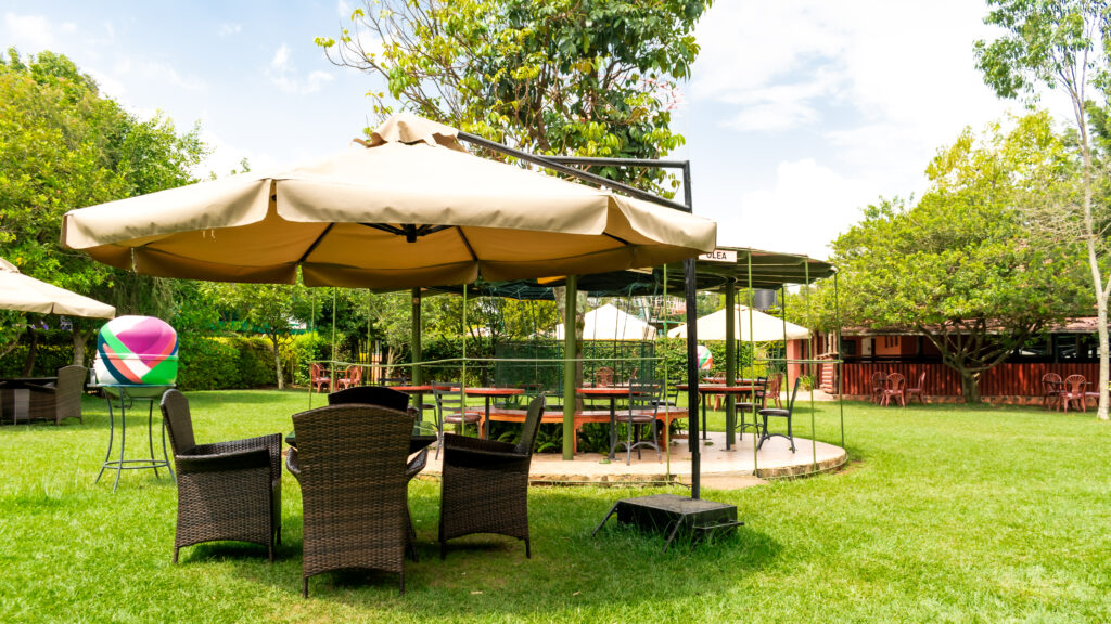 Picture of a sitting place at Poa place Eldoret
